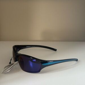 X-Loop Blue Frame Men's Sunglasses